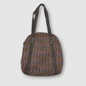 Columbia Geometric Patterned Tote Bag Multicolor Shoulder Bag
